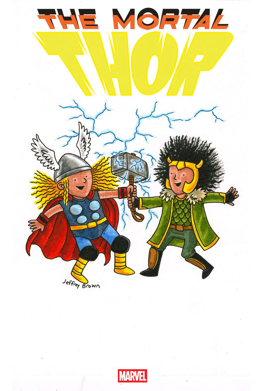 The Mortal Thor #1 (Jeffrey Brown Cover)