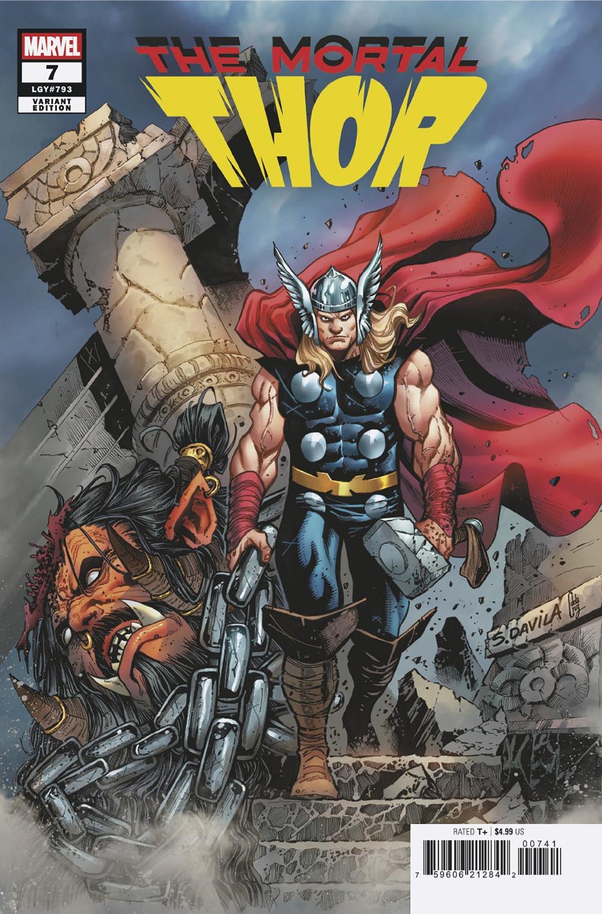 The Mortal Thor #7 (Sergio Fernández Dávila Variant)