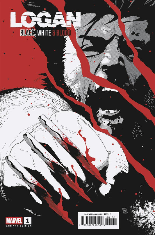 Logan: Black, White & Blood #1 (Andrea Sorrentino Variant)