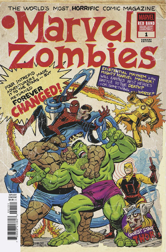 Marvel Zombies: Red Band #1 (Scott Koblish 'Retro Zombie' Cover)