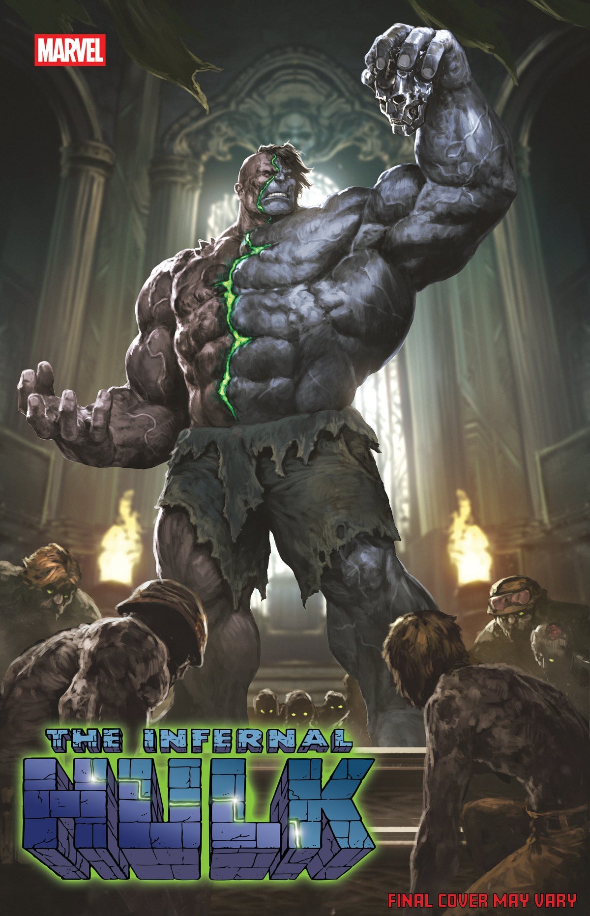 The Infernal Hulk #5 (Skan Srisuwan Doom Homage Variant)