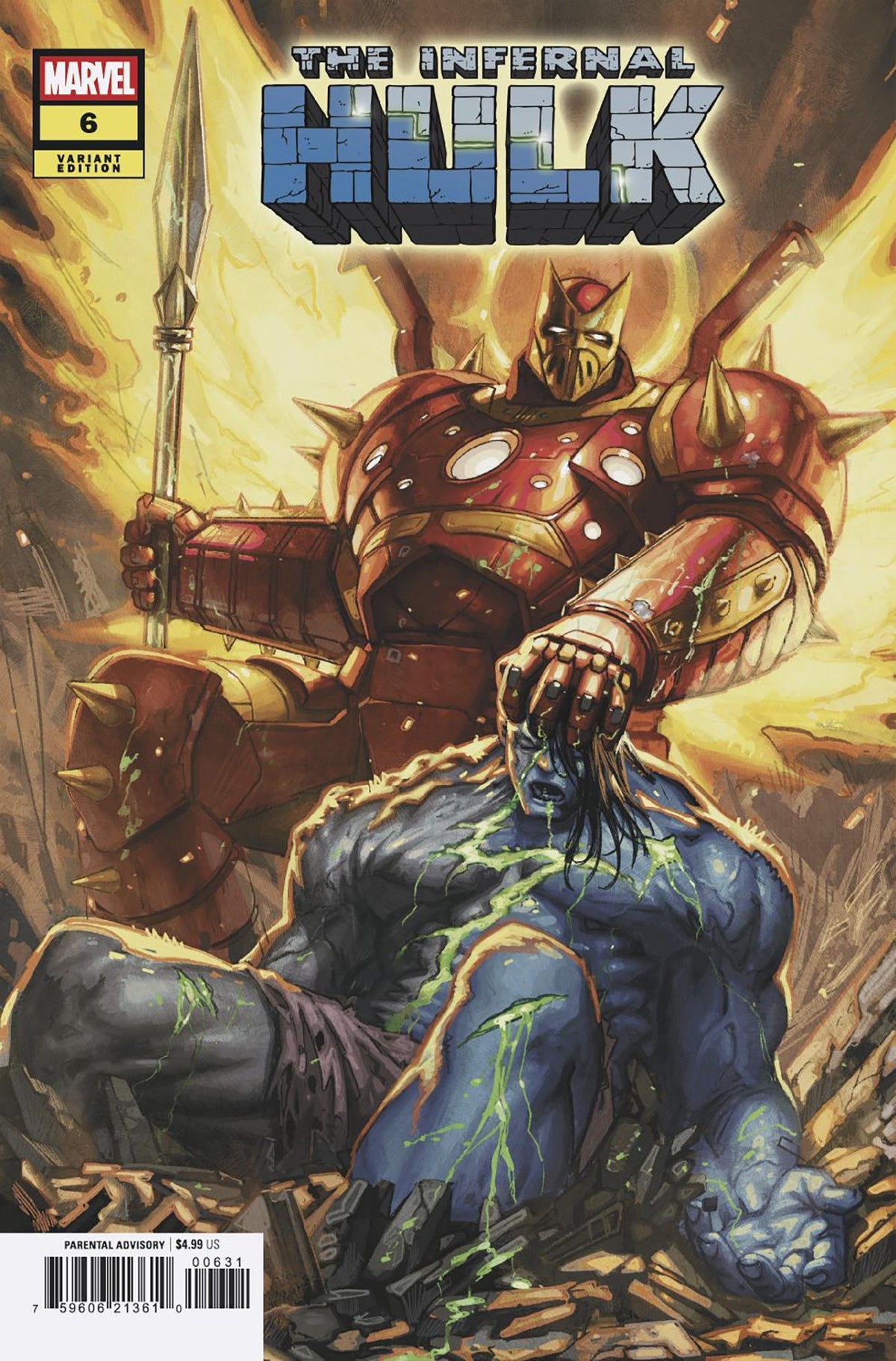 Infernal Hulk #6 (Davide Paratore Variant)