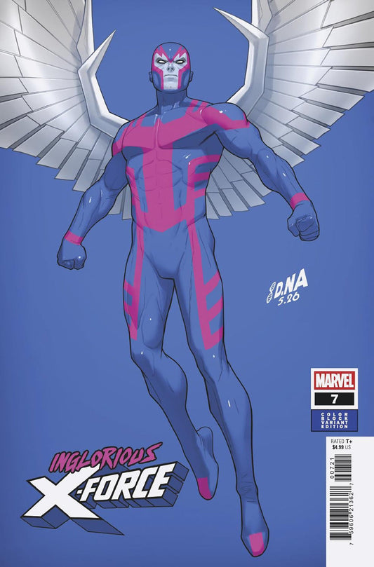 Inglorious X-Force #7 (David Nakayama Color Block Blue Variant)