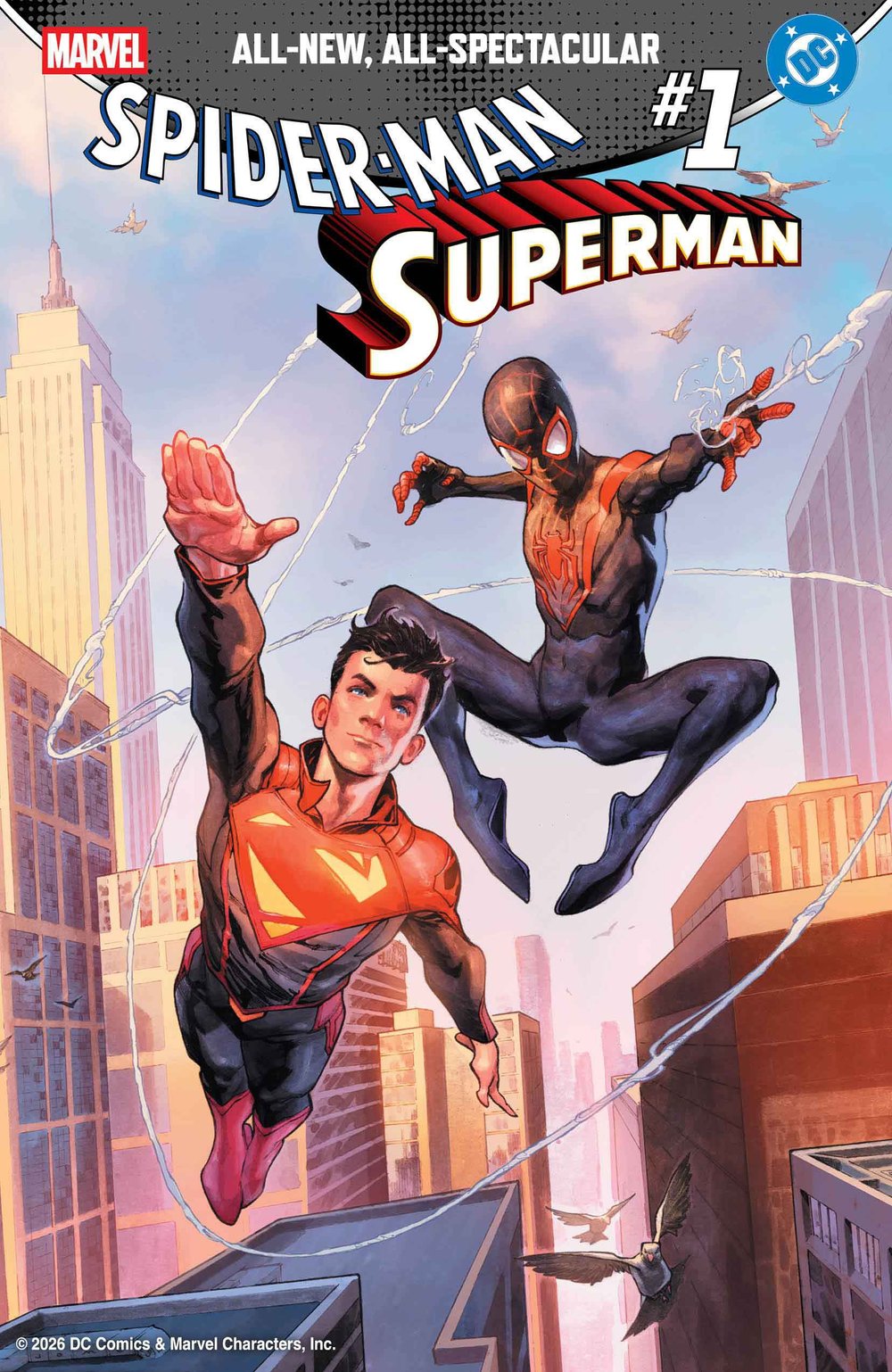 Marvel / DC: Spider-Man / Superman #1 (1:50 INCENTIVE Jerome Opeña Variant)