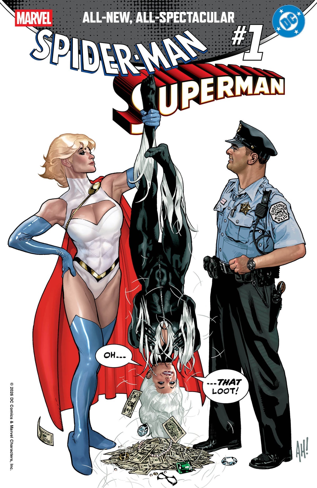 Marvel / DC: Spider-Man / Superman #1 (Adam Hughes Variant)