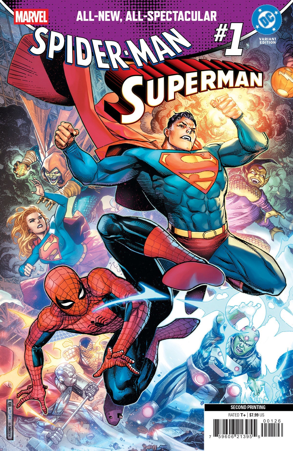 Marvel / DC: Spider-Man / Superman #1 (2nd Printing Jim Cheung)