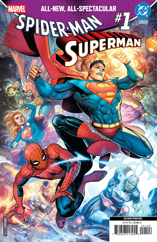 Marvel / DC: Spider-Man / Superman #1 (2nd Printing Jim Cheung)