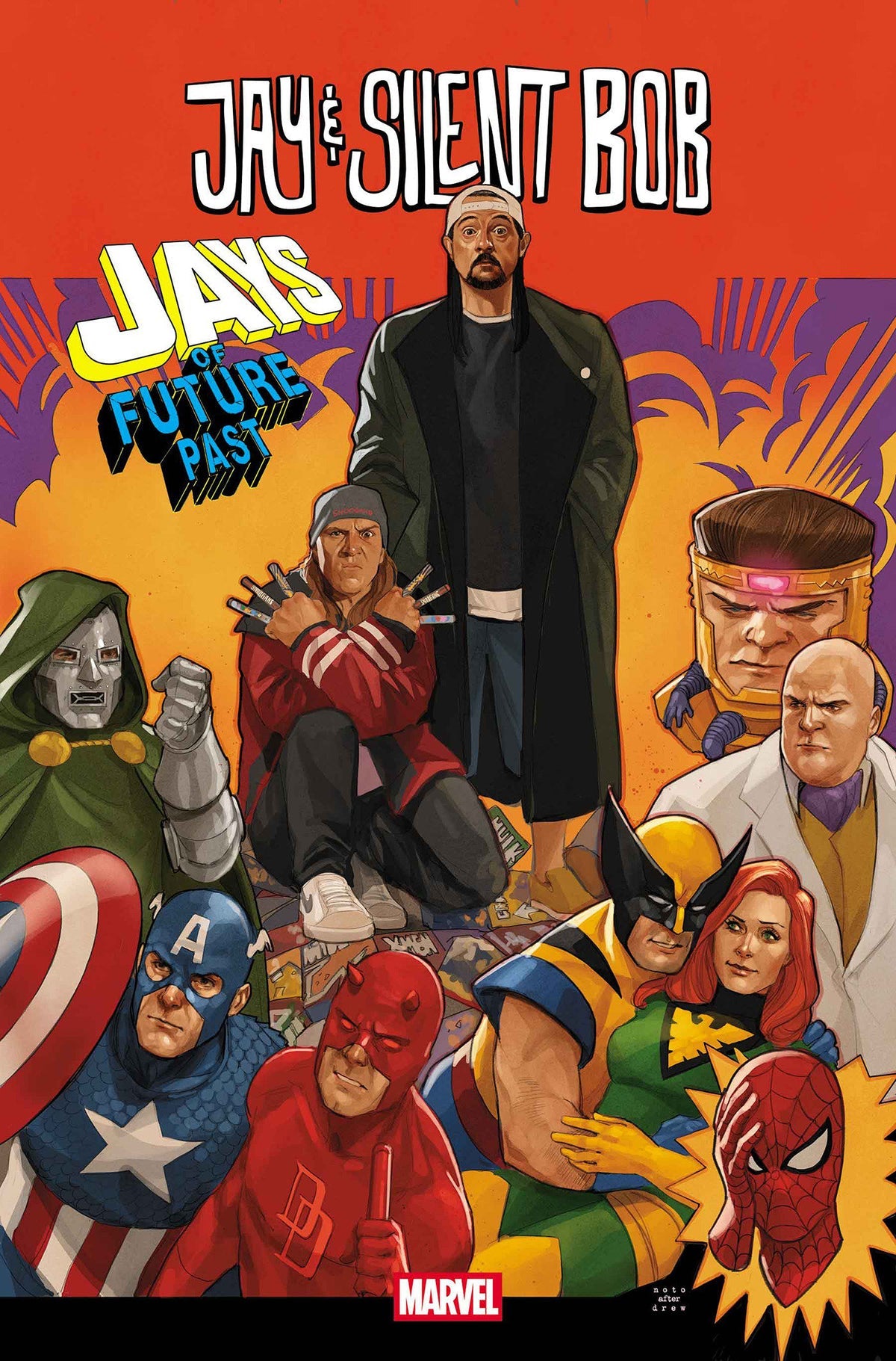 Jay & Silent Bob: Jays of Future Past #1 (Phil Noto Homage Variant)