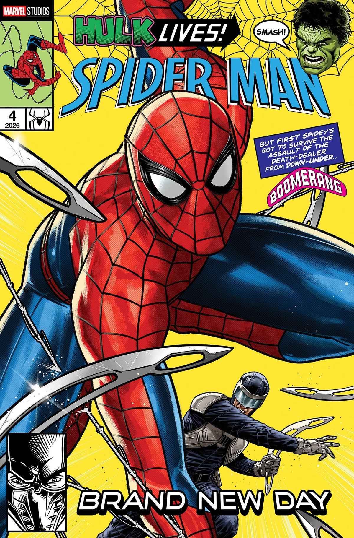 Spider-Man / Hulk: Fire and Brimstone #1 CAFU Spider-Man: Brand New Day Marvel Studios Variant