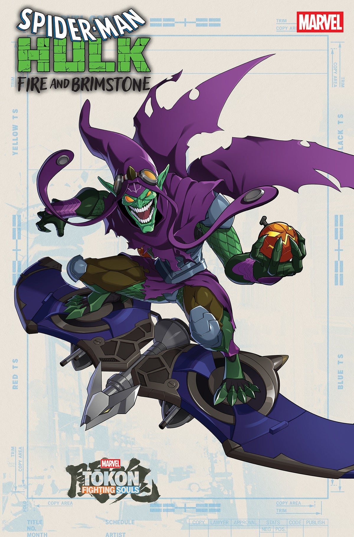 Spider-Man / Hulk: Fire and Brimstone #2 Marvel Games Marvel Tōkon: Fighting Souls Variant