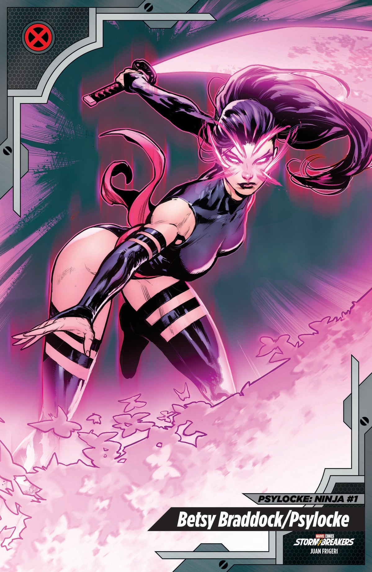 Psylocke: Ninja #1 (Juan Frigeri X-Men Trading Card Variant)