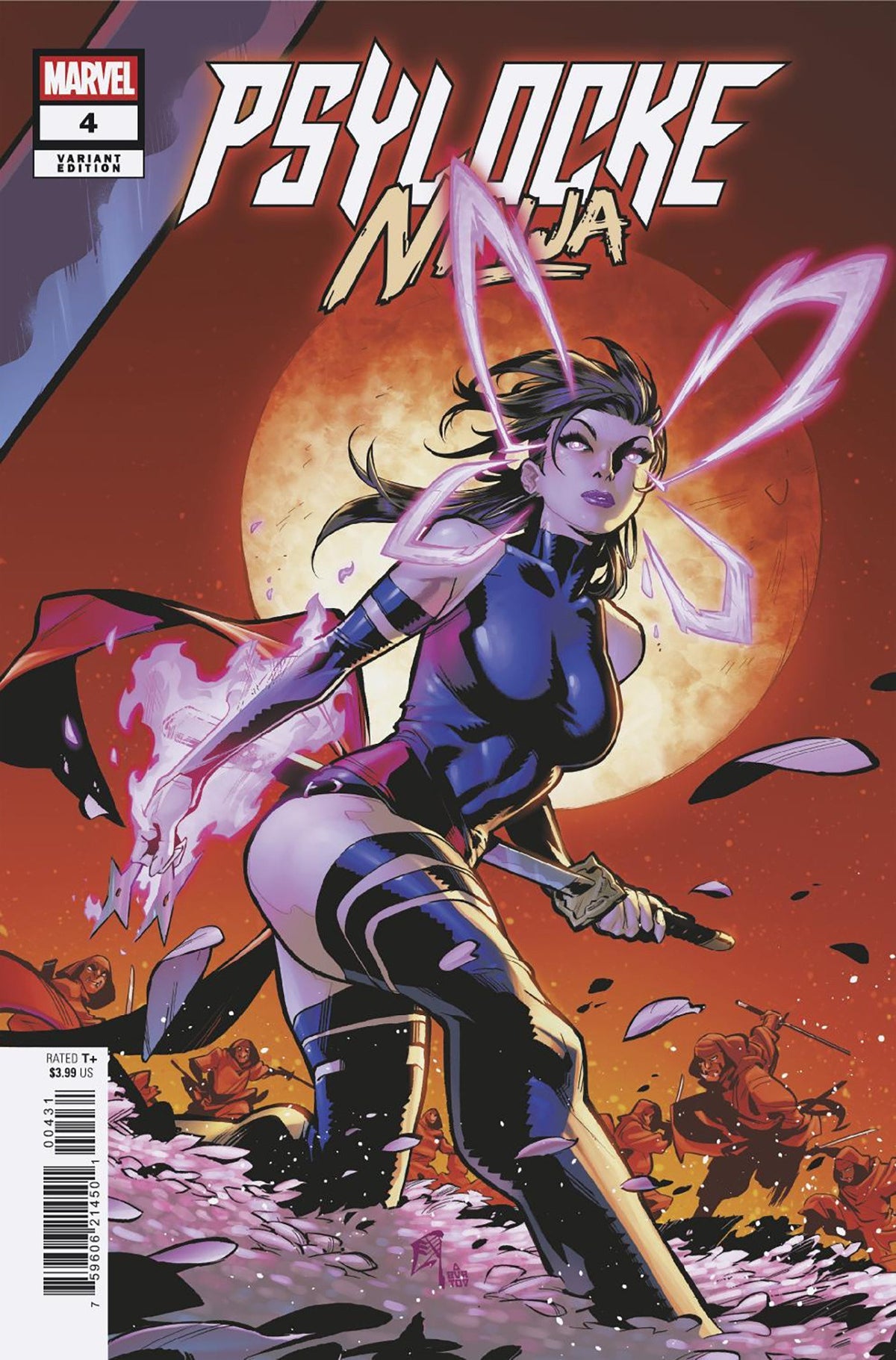 Psylocke: Ninja #4 (Carlos Fabian Villa Psylocke Variant)