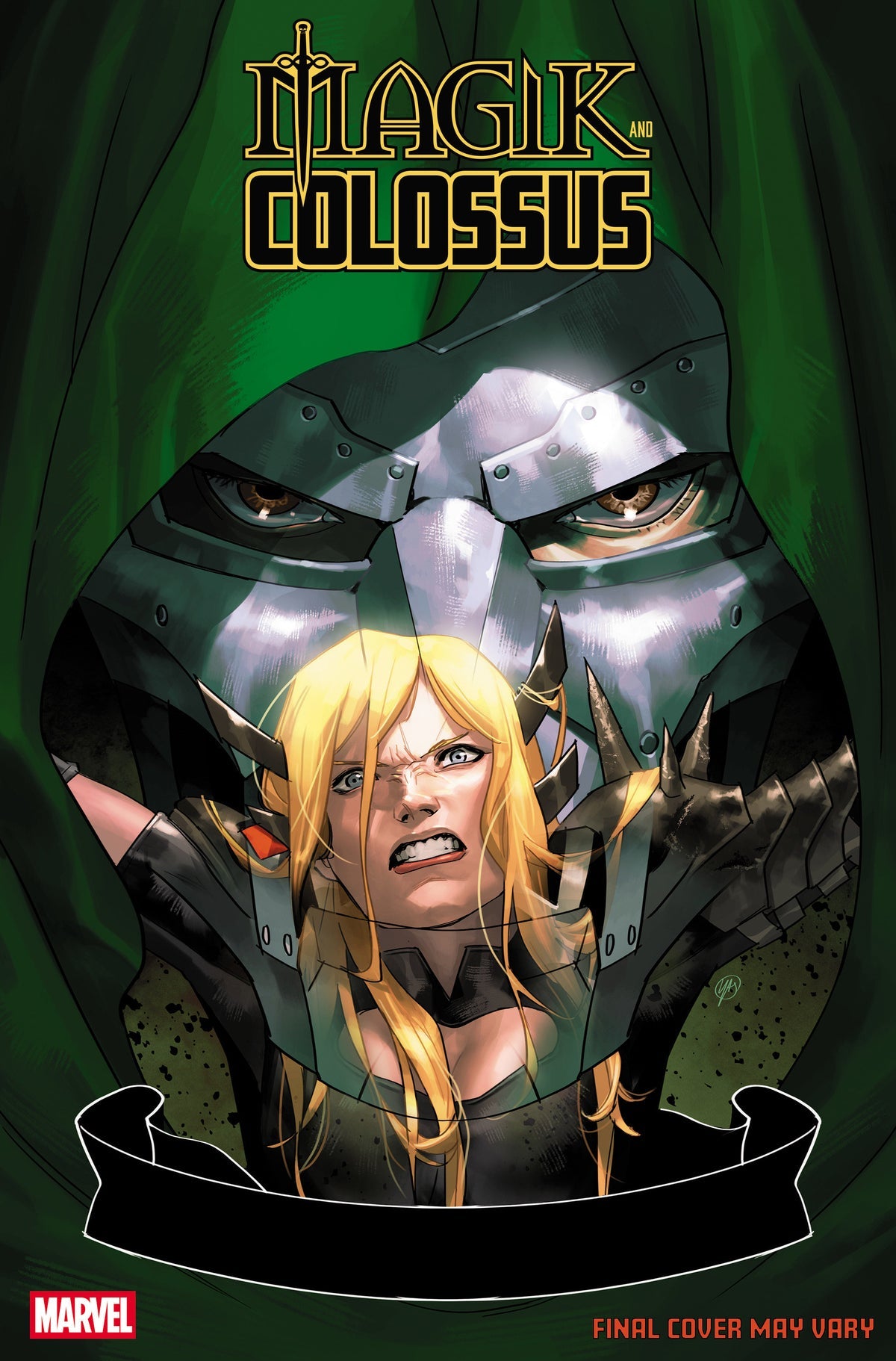 Magik and Colossus #2 (Yasmine Putri Doom Homage Variant)