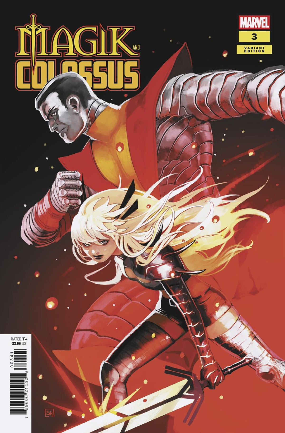 Magik and Colossus #3 (Stephanie Hans Variant)