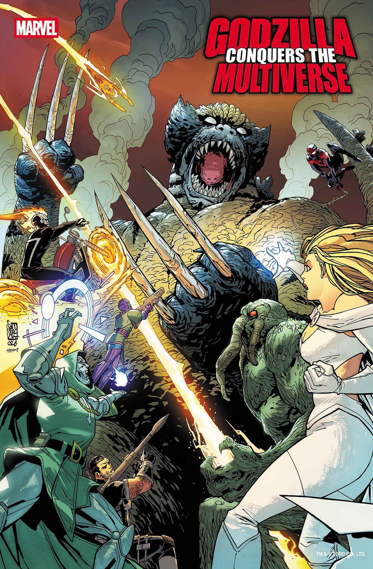 Godzilla Conquers the Multiverse #1 (Giuseppe Camuncoli Variant)