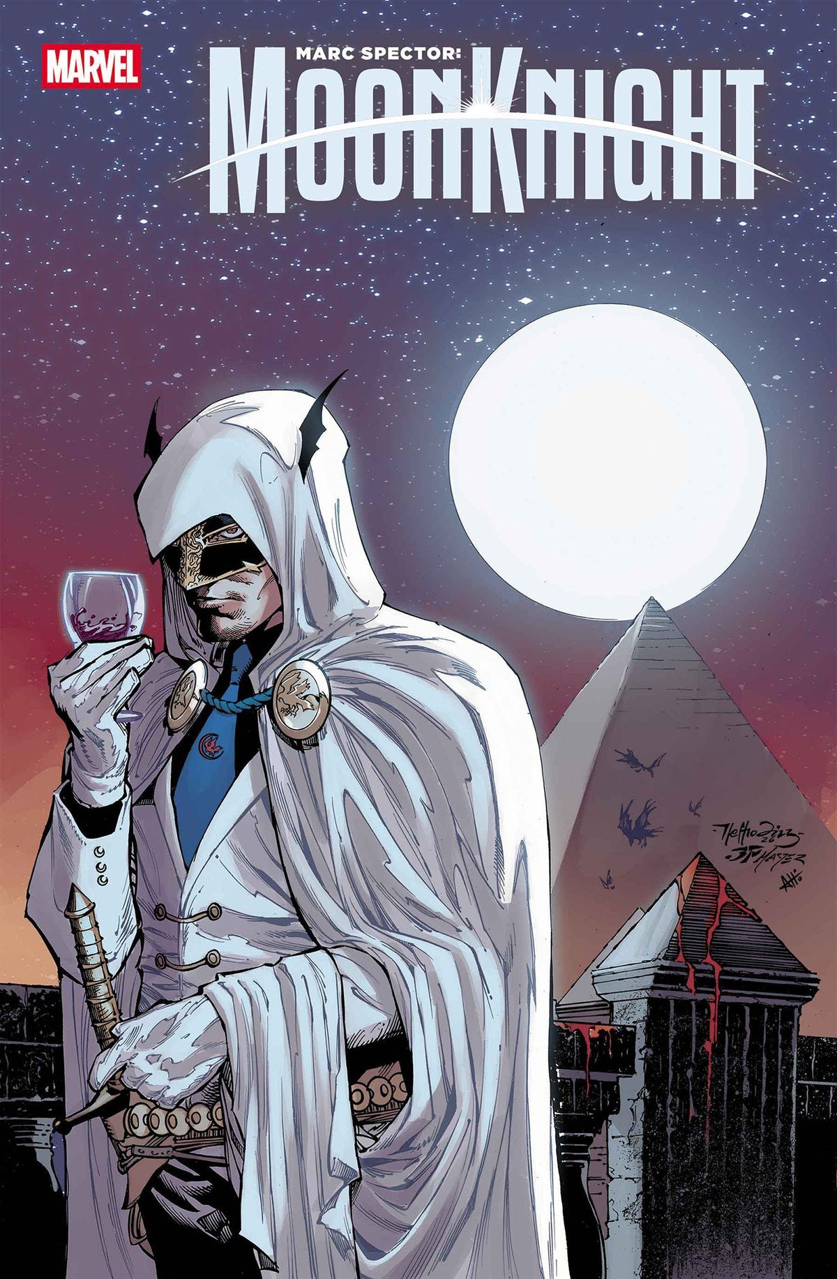 Marc Spector: Moon Knight #6 (Netho Diaz Hellfire Costume Swap Variant)