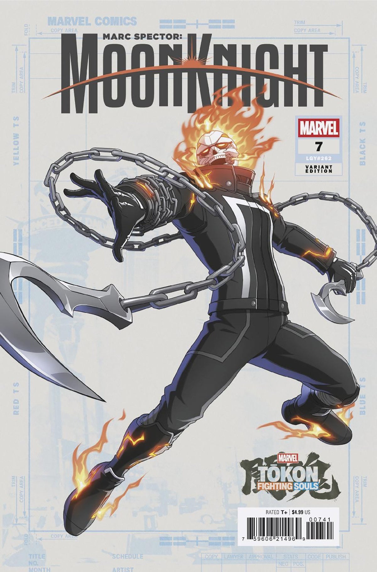 Marc Spector: Moon Knight #7 (Marvel Games Marvel Tōkon: Fighting Souls Variant)