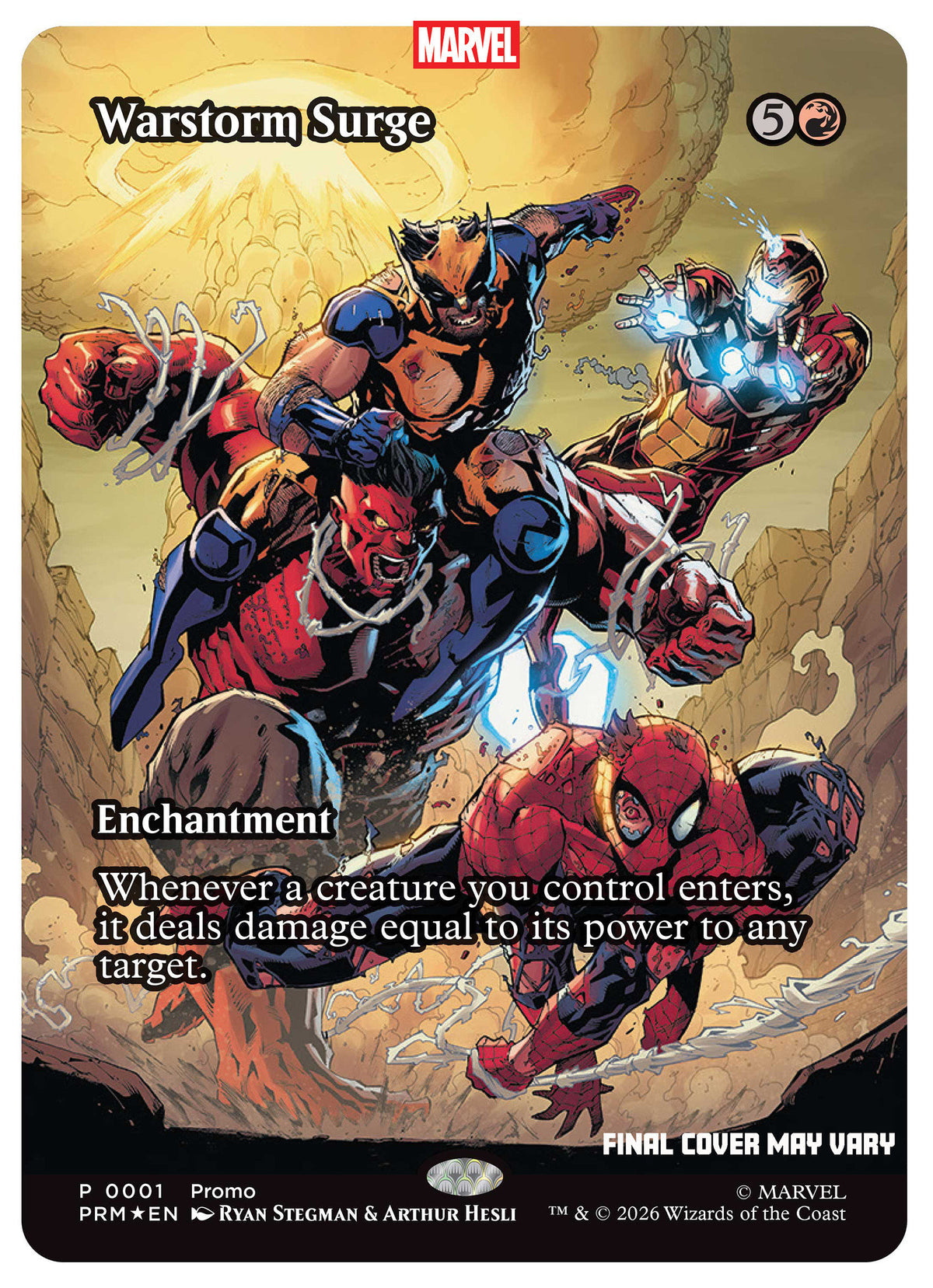 Avengers: Armageddon #1 (Ryan Stegman Magic: the Gathering Variant)