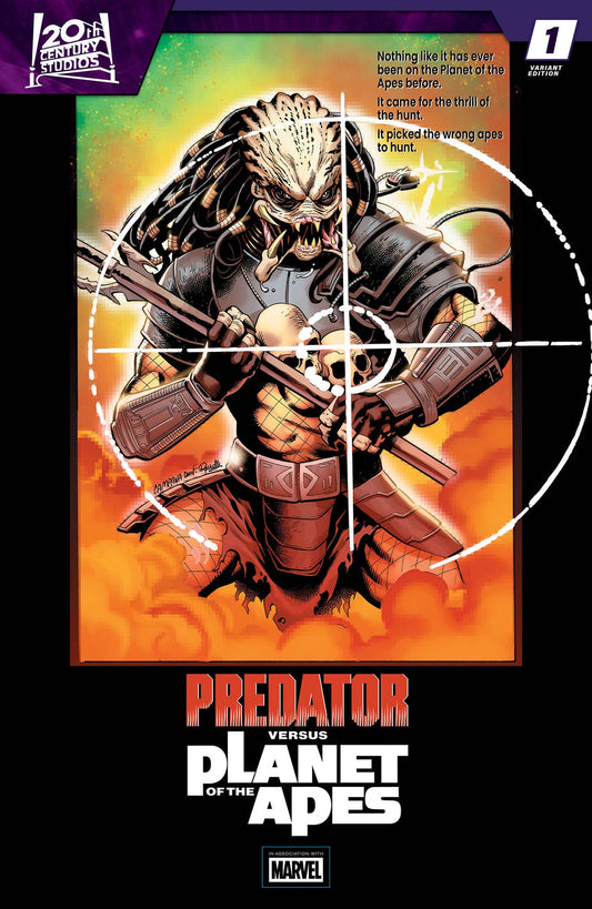 Predator vs. the Planet of the Apes #1 (Chris Campana Movie Poster Homage Variant)