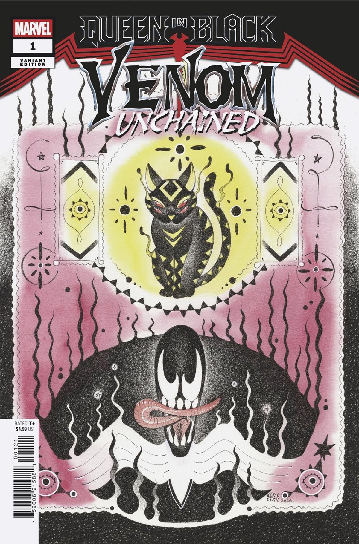 Queen in Black: Venom Unchained #1 (Peach Momoko Variant)