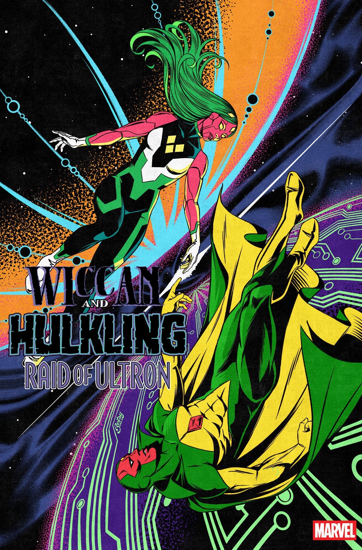 Wiccan & Hulkling: Raid of Ultron #1 (Betsy Cola Variant)