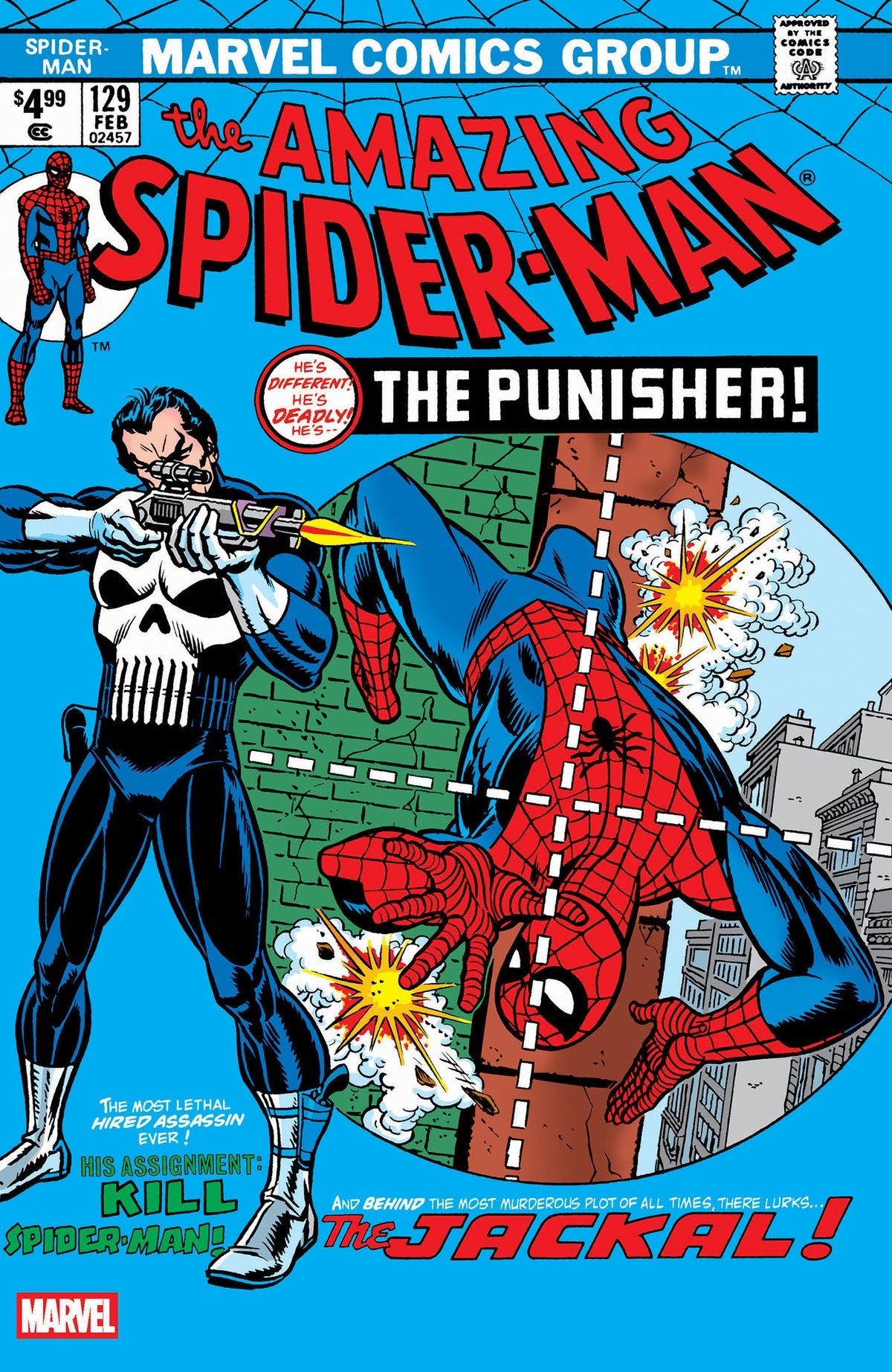 Amazing Spider-Man #129 (Facsimile Edition 2026 Gil Kane Blue Foil Variant)