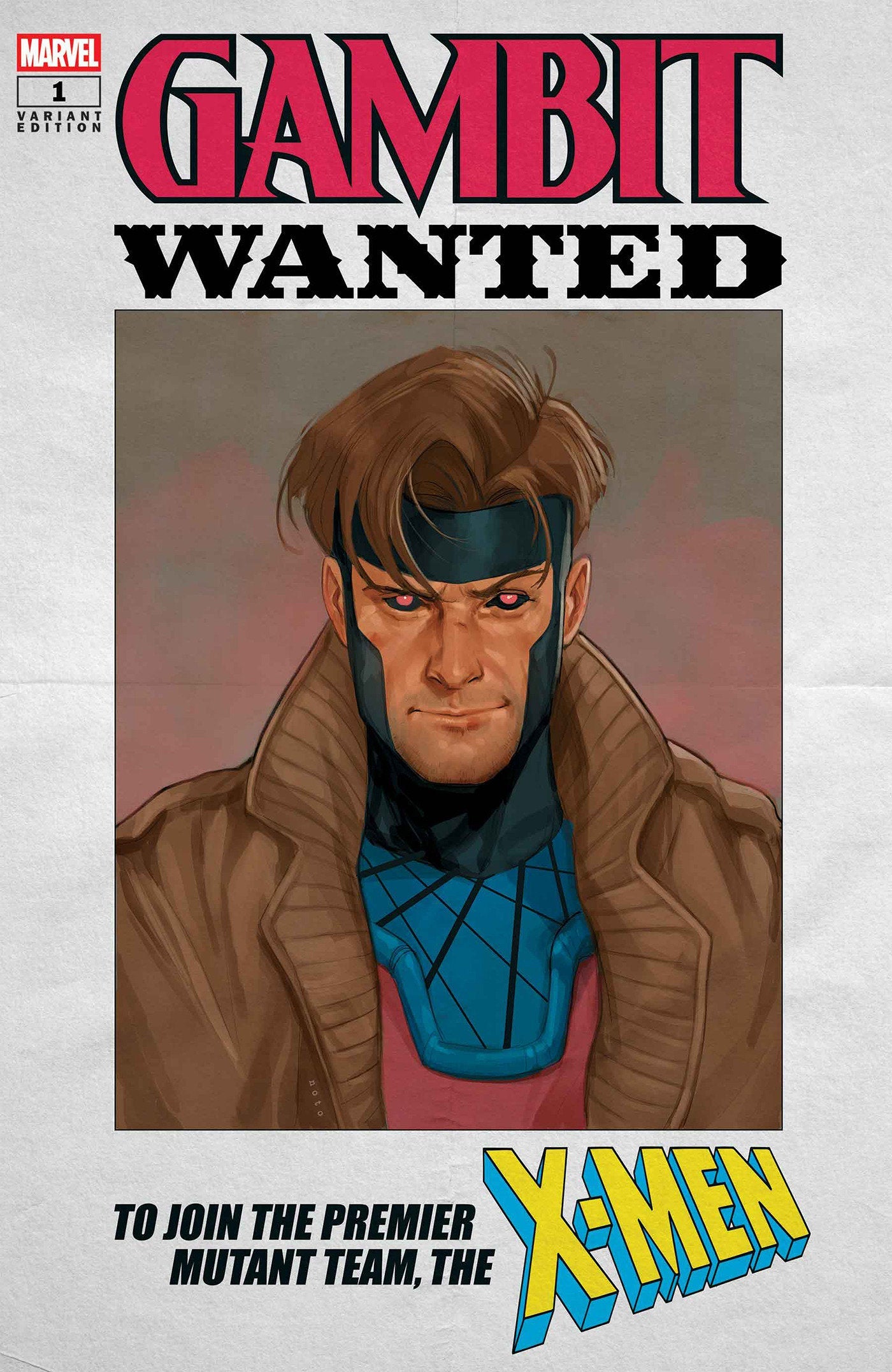 Gambit: Wanted #1 (Phil Noto Wanted A Variant)