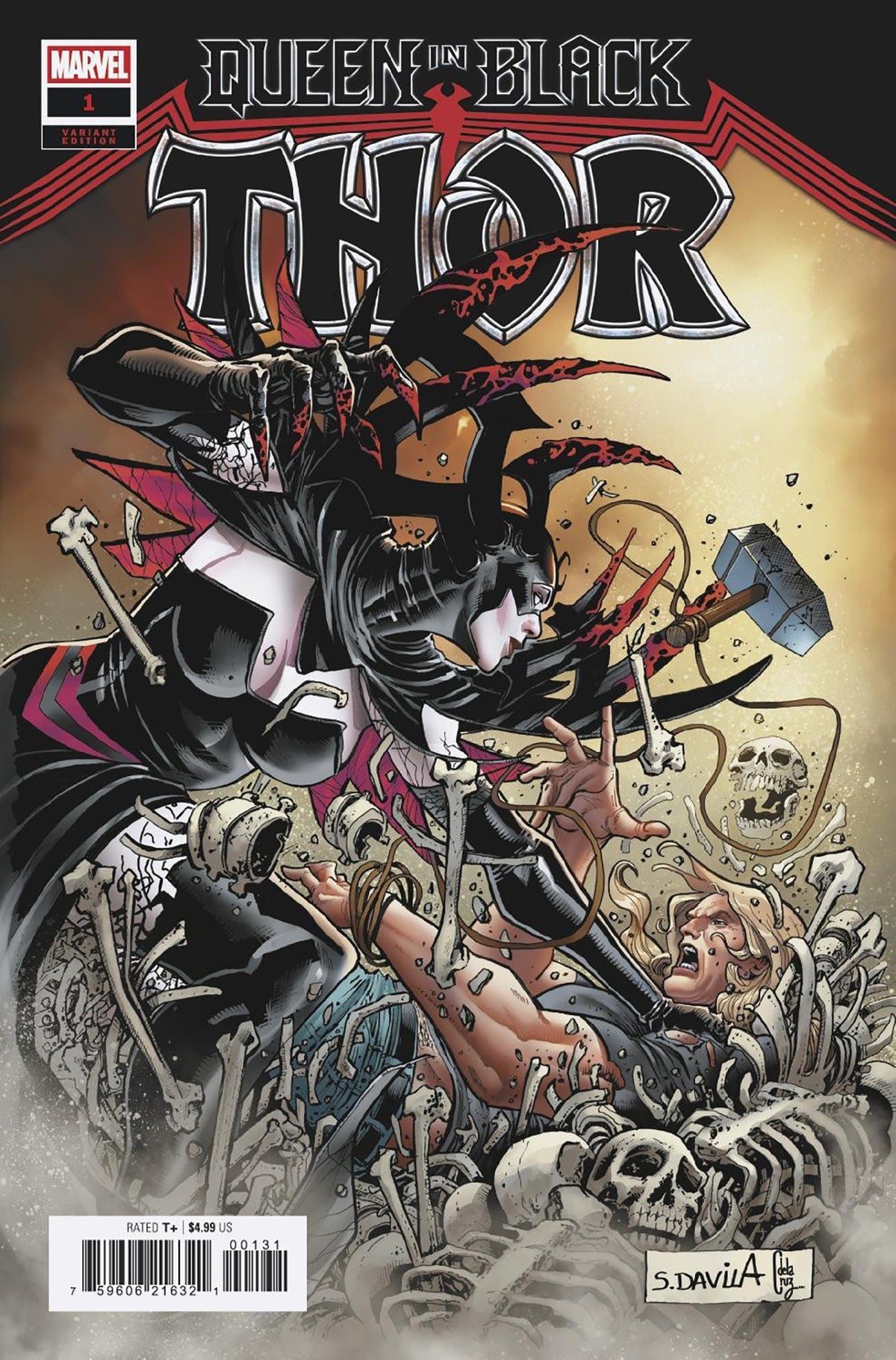Queen in Black: Thor #1 (Sergio Fernández Dávila Variant)
