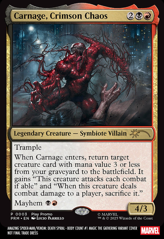 Amazing Spider-Man / Venom: Death Spiral – Body Count #1 (Lucio Parrillo Magic: the Gathering Variant)