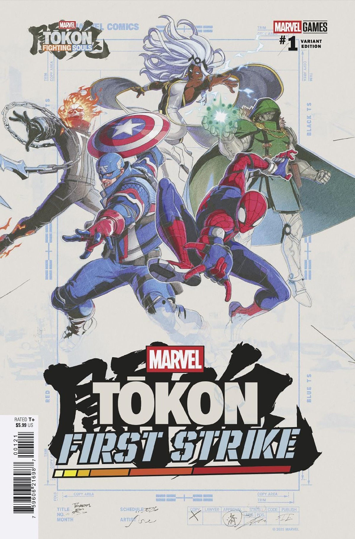 Marvel Tōkon: First Strike #1 (Marvel Games Marvel Tōkon: Fighting Souls Variant)