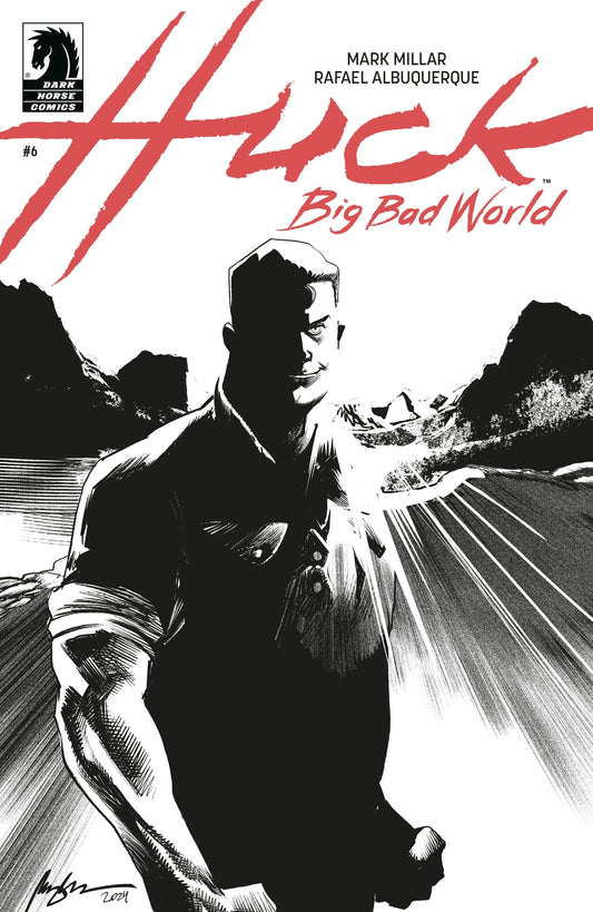 Huck: Big Bad World #6 (Cover B - Rafael Albuquerque Black & White)