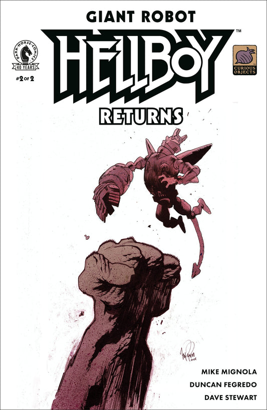 Giant Robot Hellboy Returns #2 Cover B James Harren Variant
