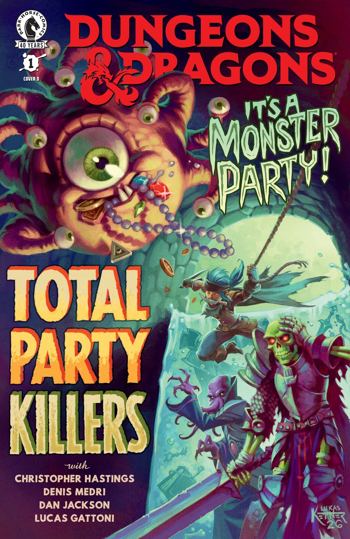 Dungeons & Dragons: Total Party Killers #1 (Cover D Lukas Ketner Variant)