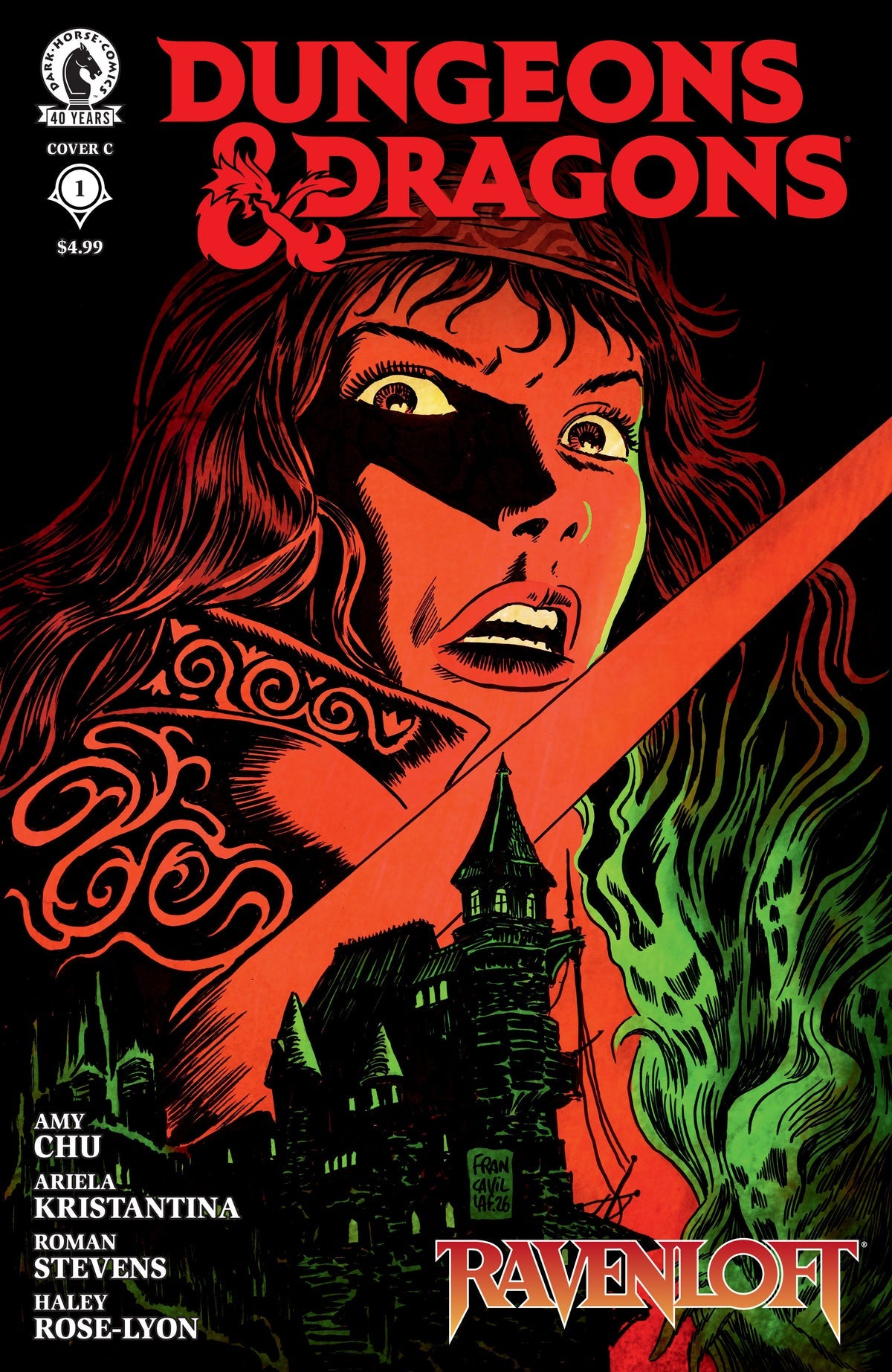 Dungeons & Dragons: Ravenloft #1 Cover C Francesco Francavilla Variant