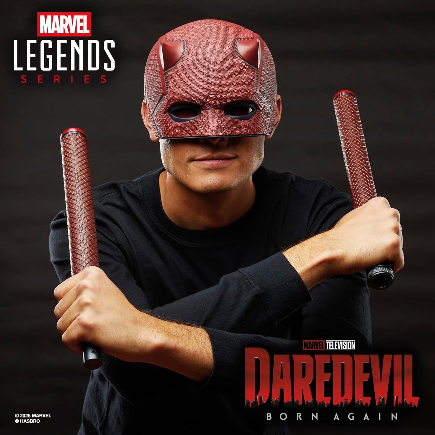 Marvel Legends - Daredevil: Born Again Premium Roleplay Mask and Billy Club