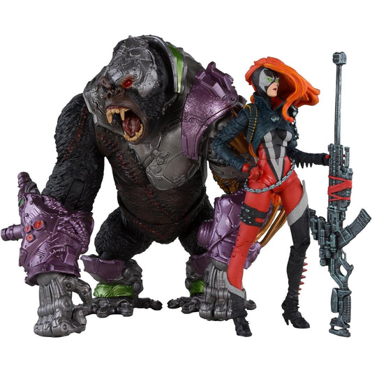 SPAWN - Megafig 2-Pack - She-Spawn & Cygor