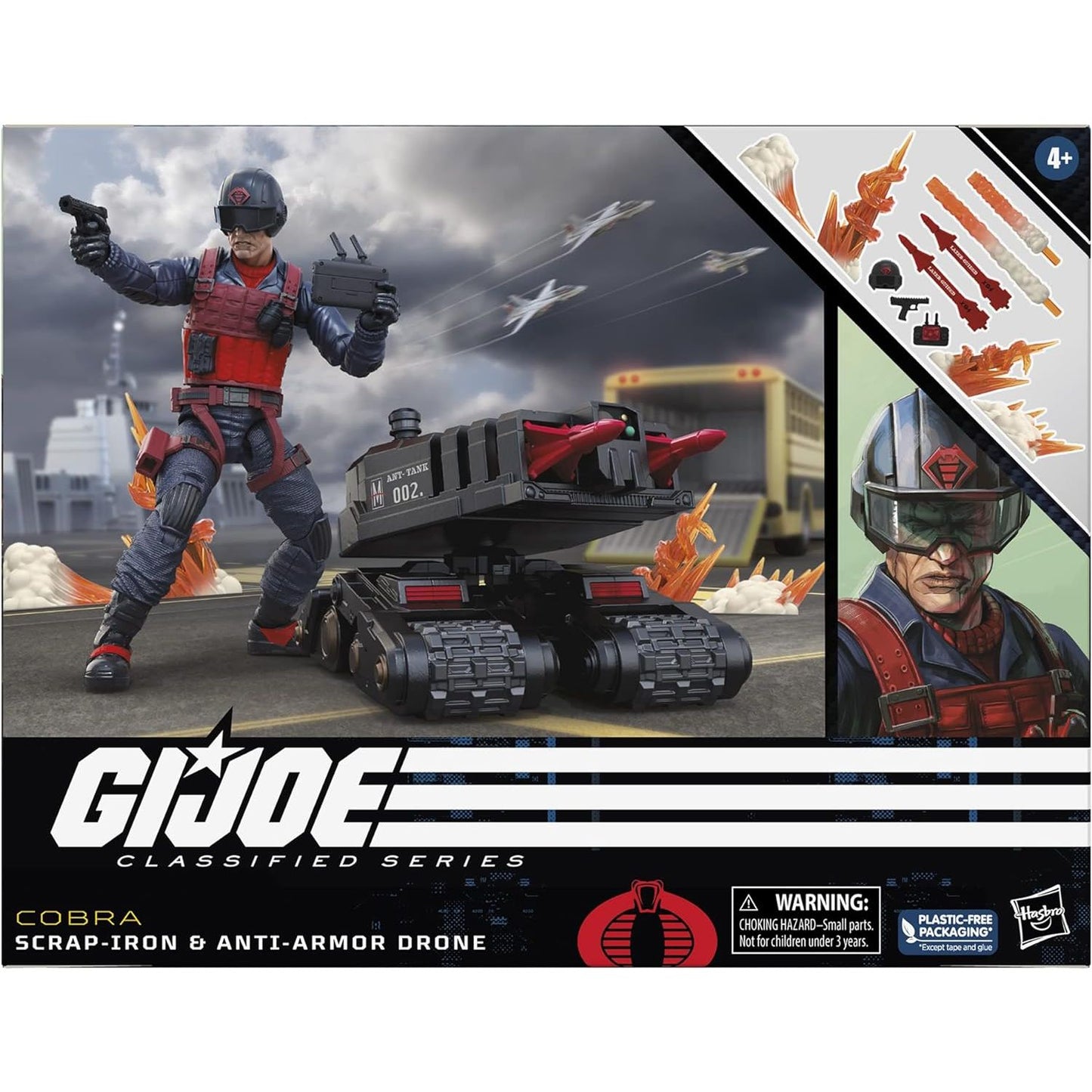 G.I. Joe Classified Series - Scrap Iron & Anti-Armor Drone