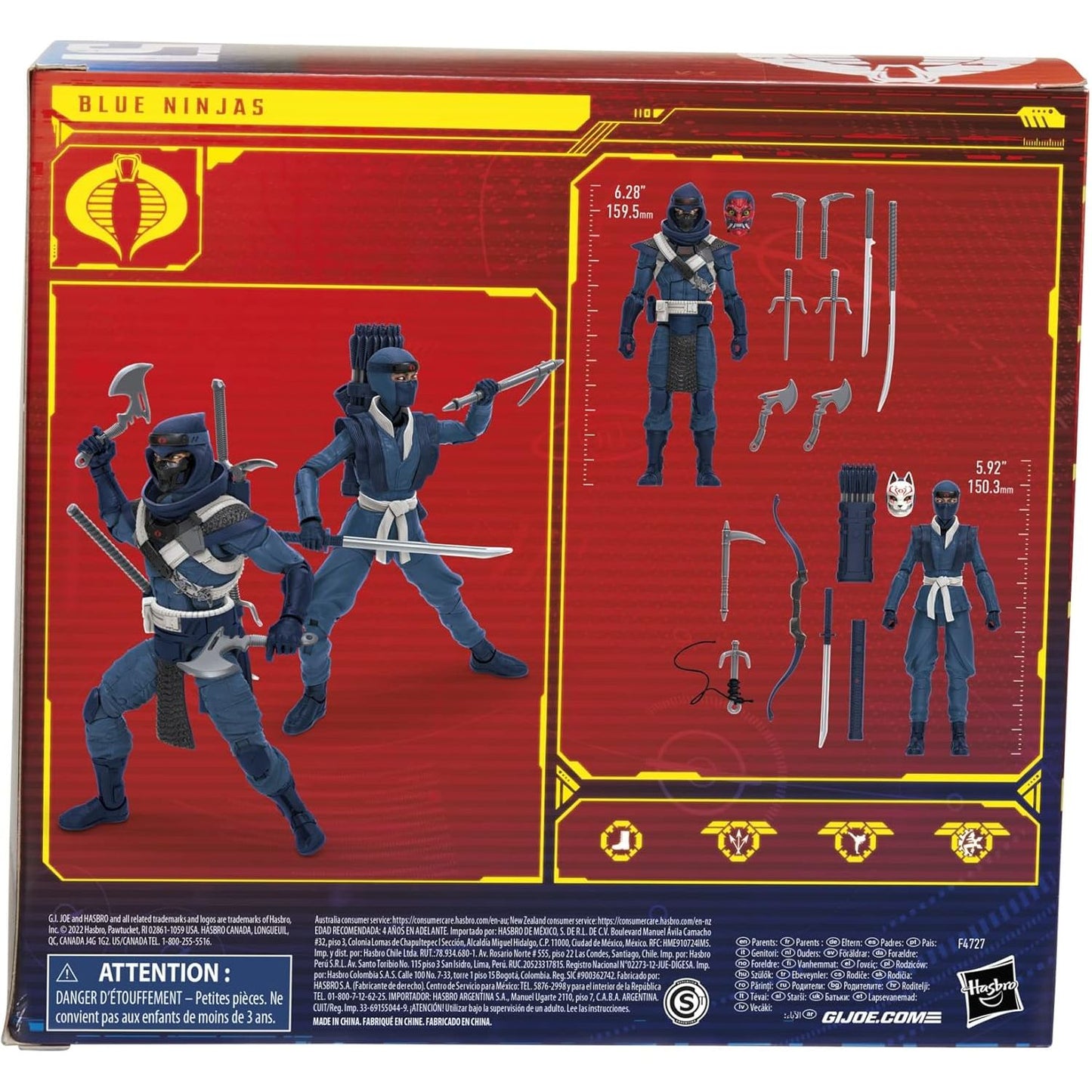 G.I. Joe Classified Series - Blue Ninja 2-Pack