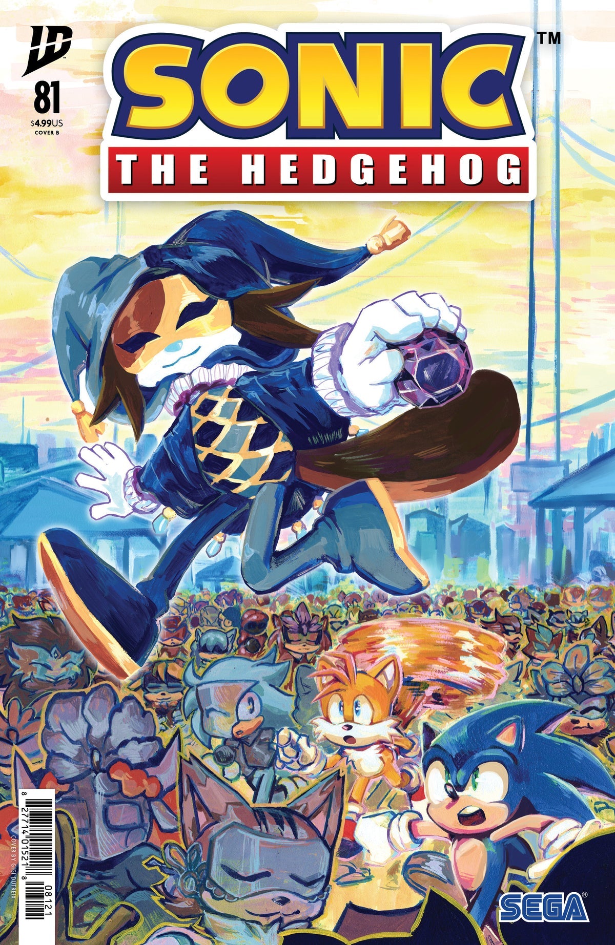Sonic the Hedgehog #81 (Gigi Dutreix Cover)