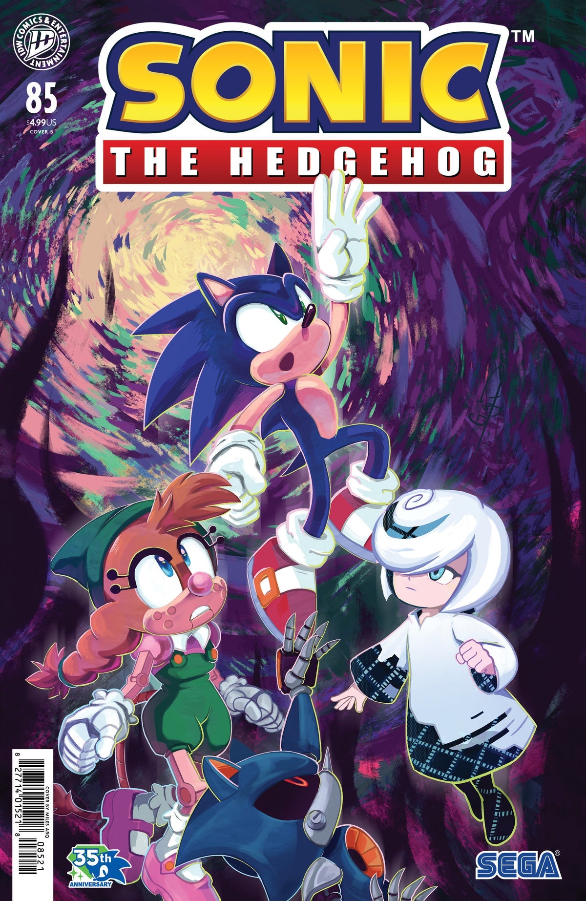 Sonic the Hedgehog #85 (Cover B Gigi Dutreix Variant)