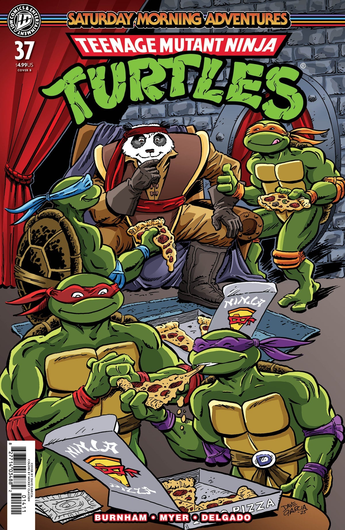 Teenage Mutant Ninja Turtles: Saturday Morning Adventures #37 (Cover B Dave Garcia Variant)
