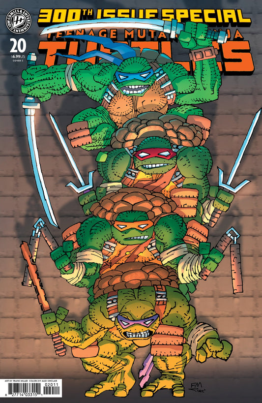 Teenage Mutant Ninja Turtles #20: 300th Issue Special (Cover C Frank Miller Variant)