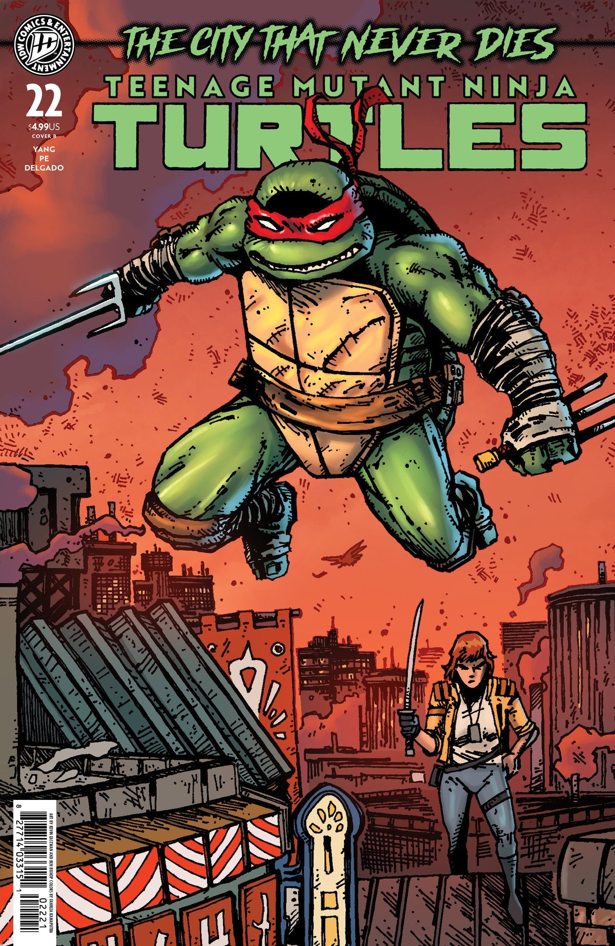 Teenage Mutant Ninja Turtles #22 Cover B Ben Bishop Variant