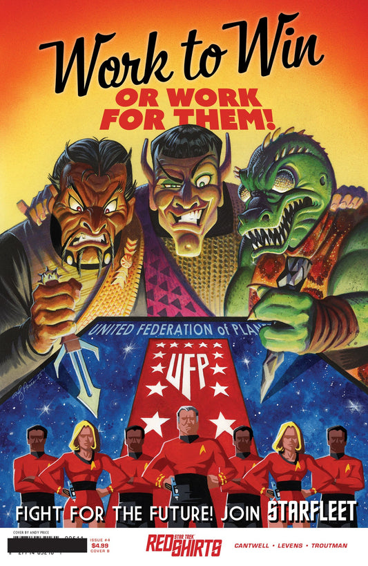 Star Trek: Red Shirts #4 (Cover B - Andy Price 'Federation Recruitment')