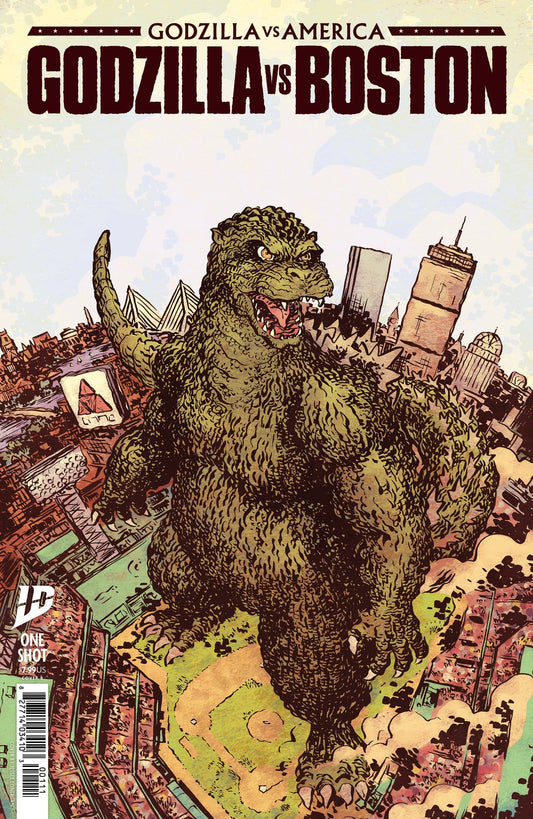 Godzilla vs. America: Boston (Cover B)