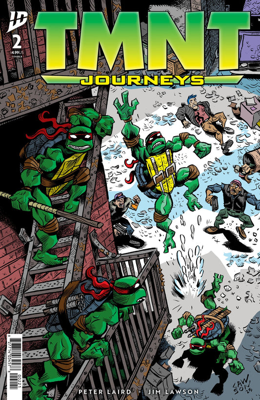 TMNT: Journeys #2 (Cover B - Jim Lawson)