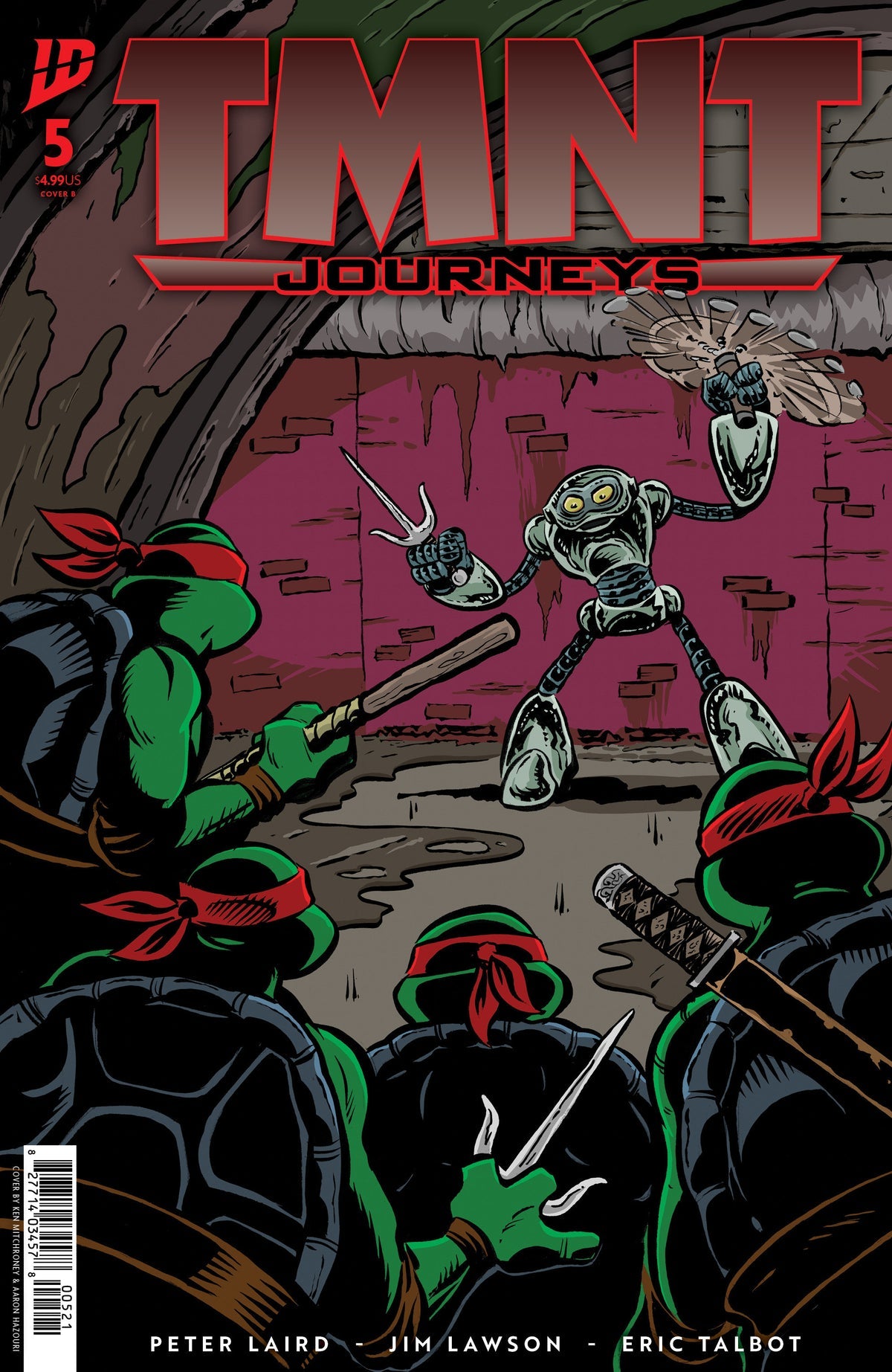 TMNT: Journeys #5 (Cover B Ken Mitchroney Variant)