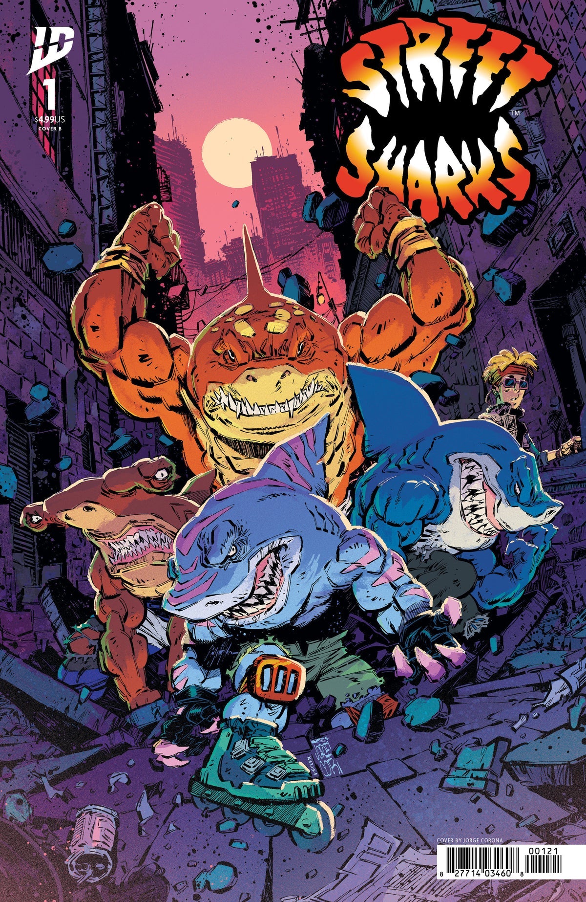 Street Sharks #1 (Jorge Corona Cover)
