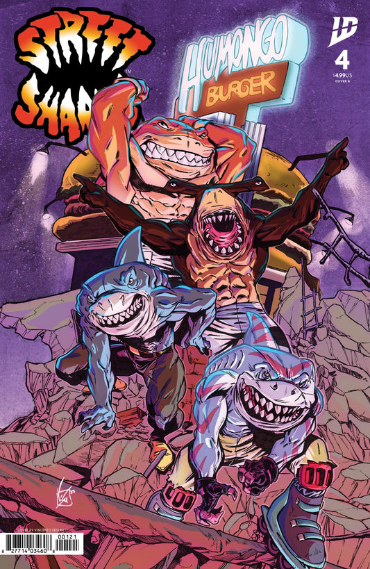Street Sharks #4 (Cover B Vincenzo Federici Variant)