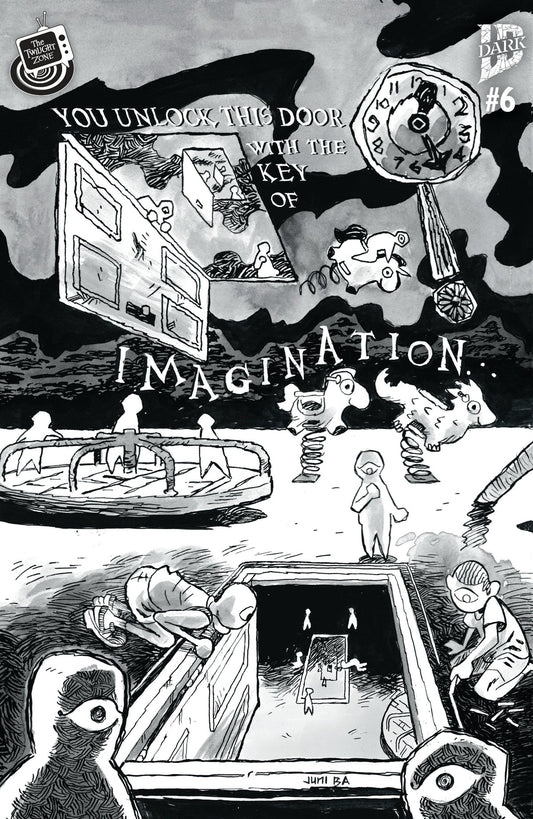 The Twilight Zone #6 (Cover B Juni Ba Black & White Connecting Variant)
